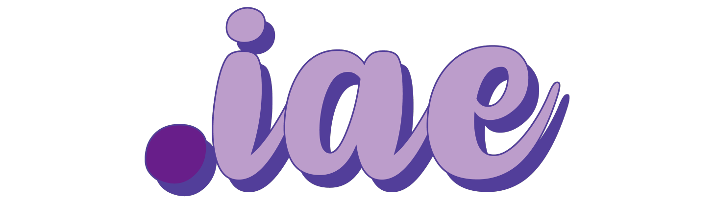 logo .iae (ponto roxo e iae lilás)